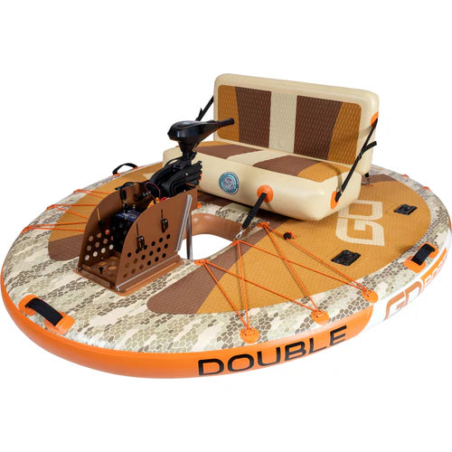 GoBoat Double Fish portable inflatable boat for fishing and recreation