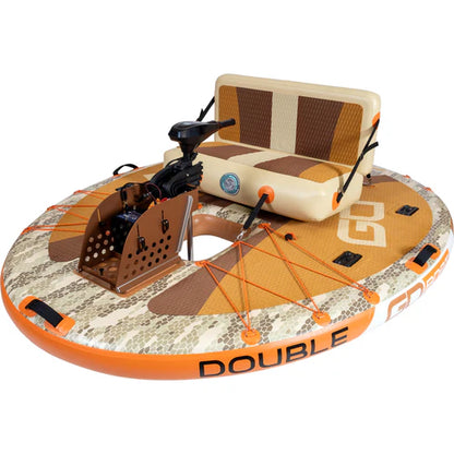 GoBoat Double Fish portable inflatable boat for fishing and recreation