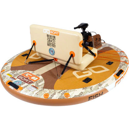 GoBoat Double Fish portable inflatable boat for fishing and recreation