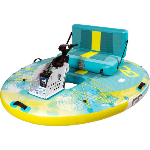 GoBoat Double Freedom portable inflatable boat for two people on the water in Carolina Beach.