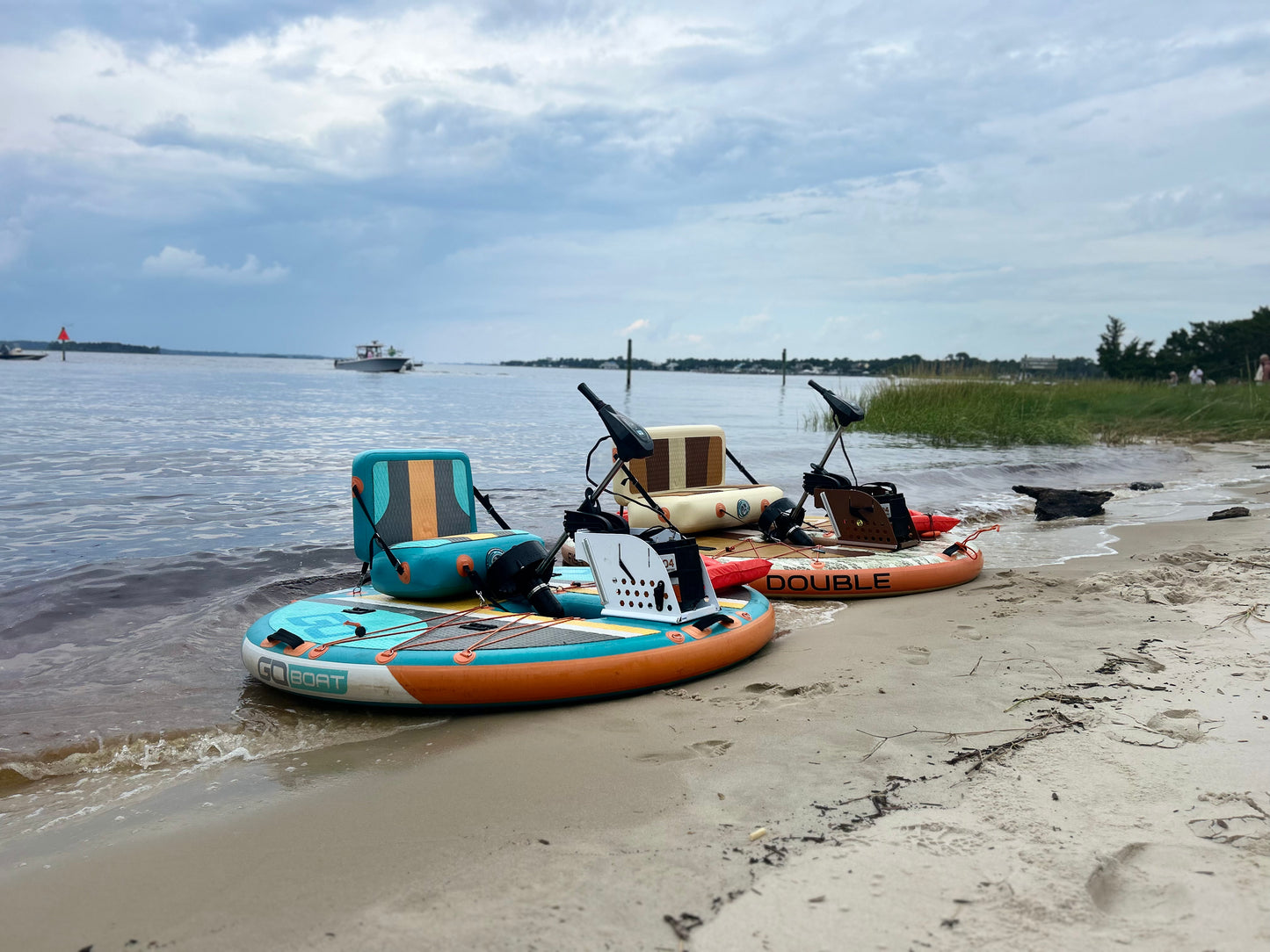GoBoat Freedom & GoBoat Double Fish on Cape Fear River